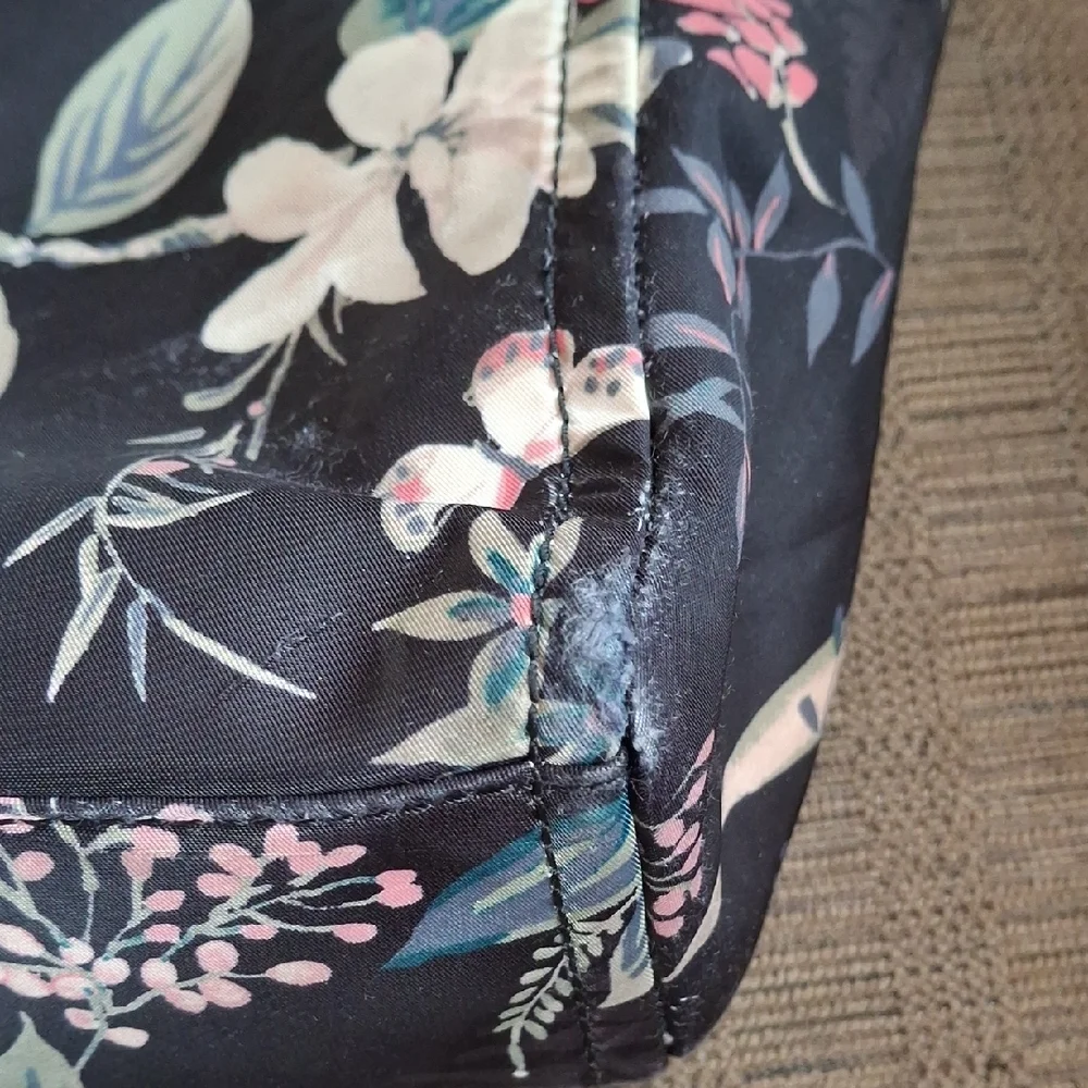 Kate Spade Black and Pink Floral Tote Bag - Picture 7 of 10